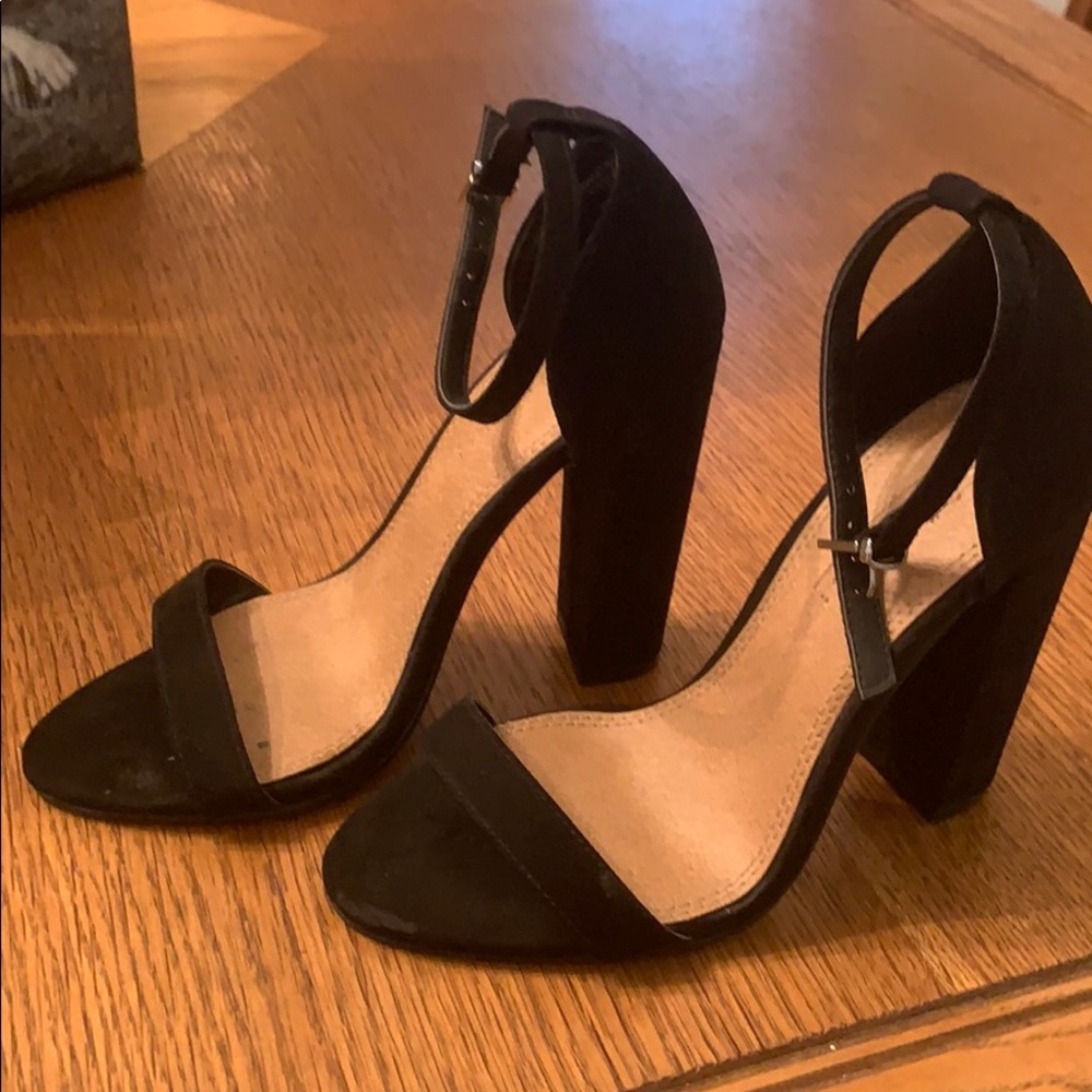 High heeled sandals